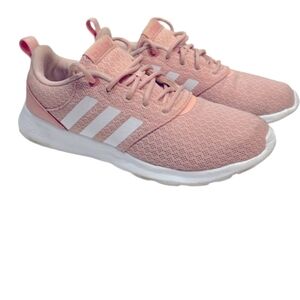 Adidas Blush Pink and White Running Shoes